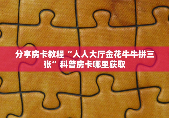 玩家攻略“微信炸 金花房卡链接”获取房卡教程-哔哩哔哩
