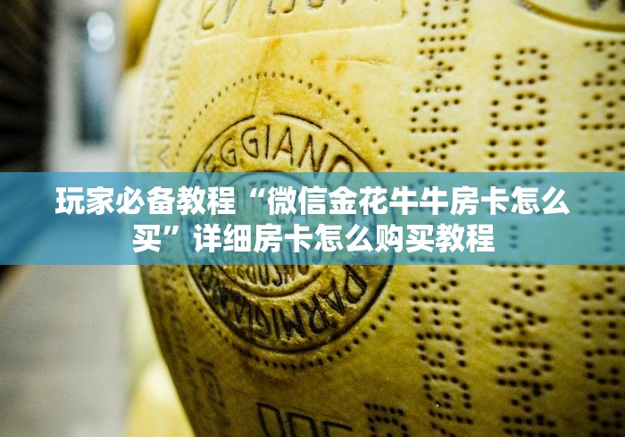 玩家必备教程“微信金花牛牛房卡怎么买”详细房卡怎么购买教程