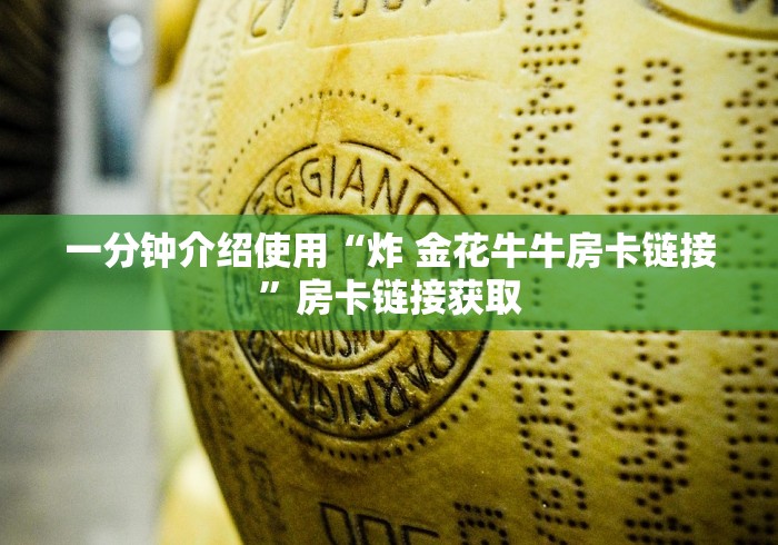 一分钟介绍使用“炸 金花牛牛房卡链接”房卡链接获取