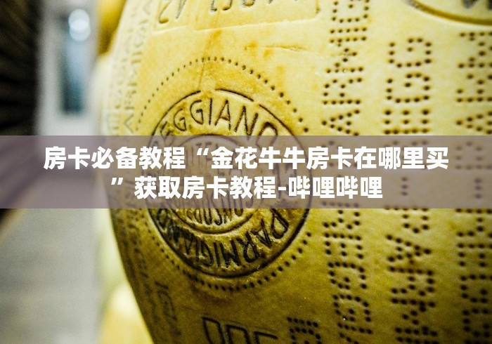 房卡必备教程“金花牛牛房卡在哪里买”获取房卡教程-哔哩哔哩